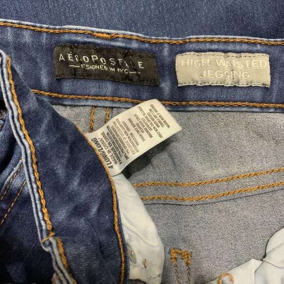 Aeropostale High Waisted Jegging 4L 4 Long Skinny - Picture 3 of 3